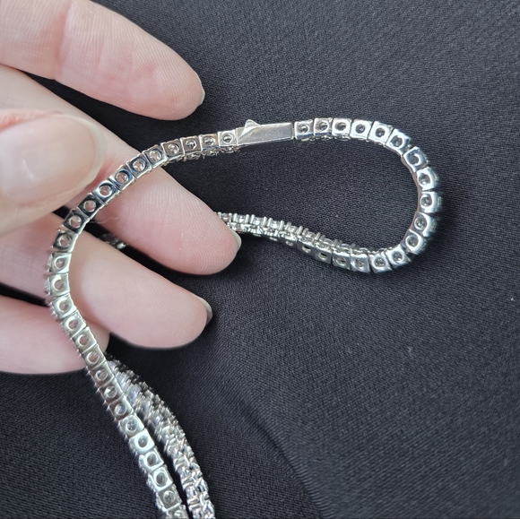 Artizan Joyeria Tennis Necklace 16" - Picture 5 of 7